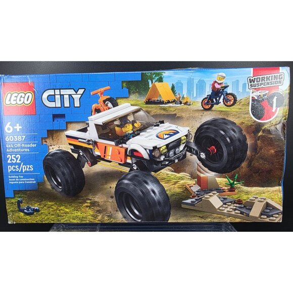 Lego City #60387 4x4 Off-Roader Adventures Set 252 Pieces Working Suspension Age - Picture 1 of 7